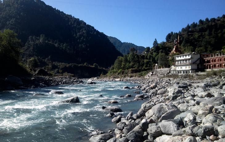 The sacred river Ganges - Himalayas. India (Uttarkashi - Gangotri)